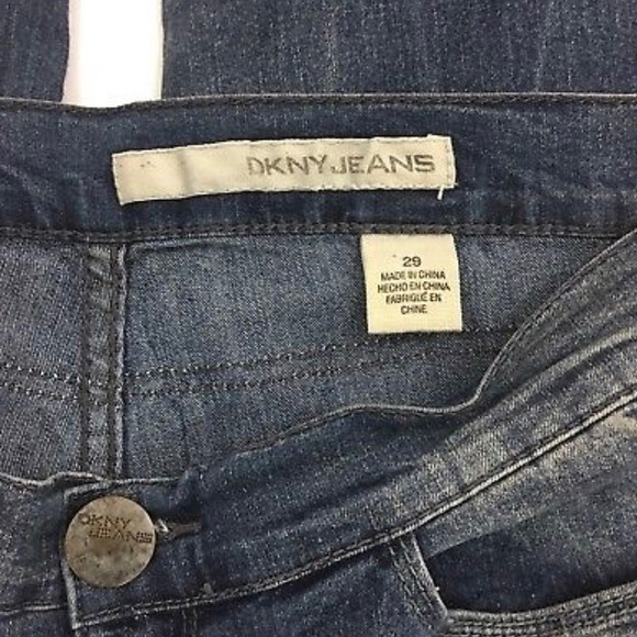 DKNY Size 29 Cotton Blend Denim Skinny Jeans - Picture 4 of 4